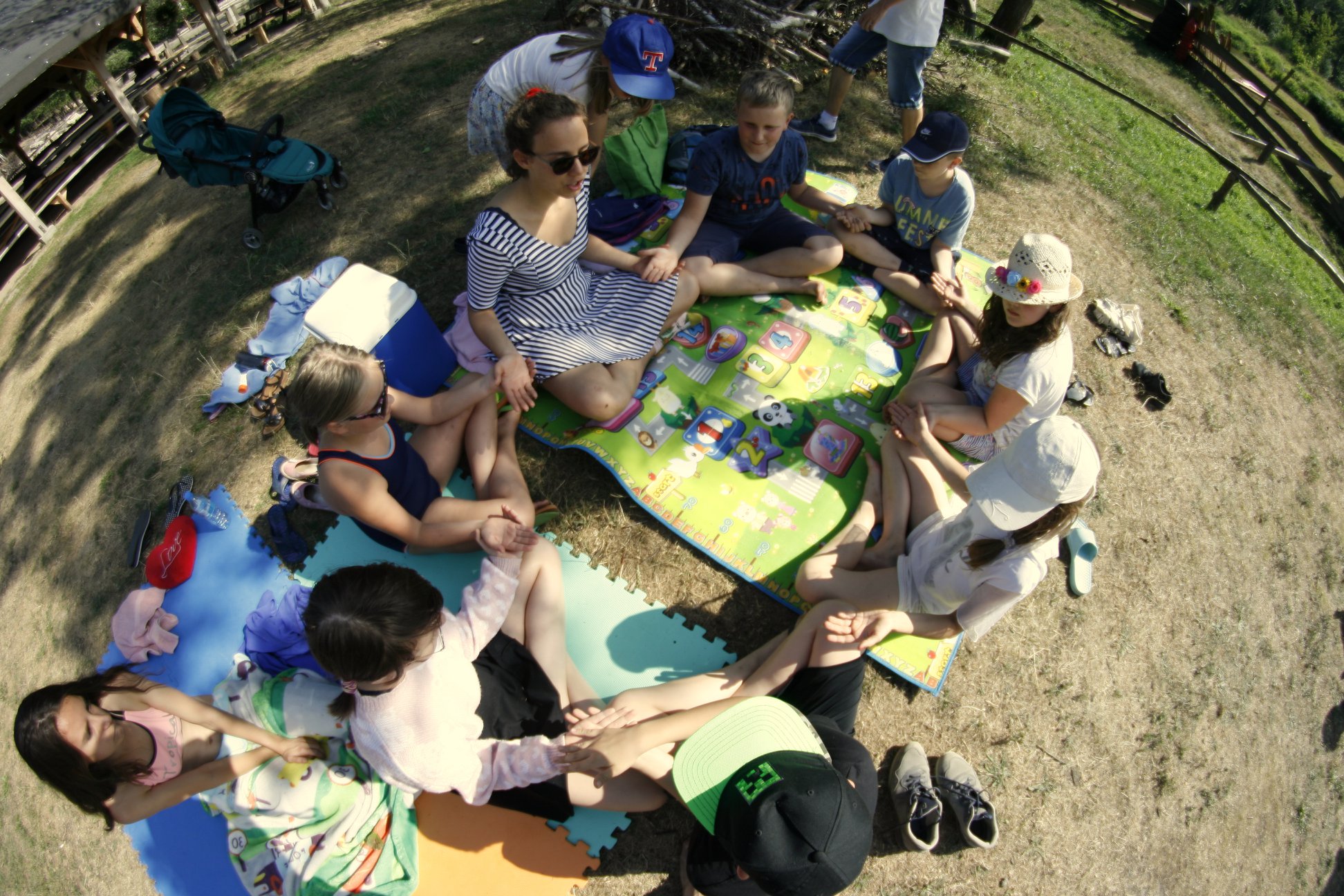 Zajęcia grupowe na świeżym powietrzu