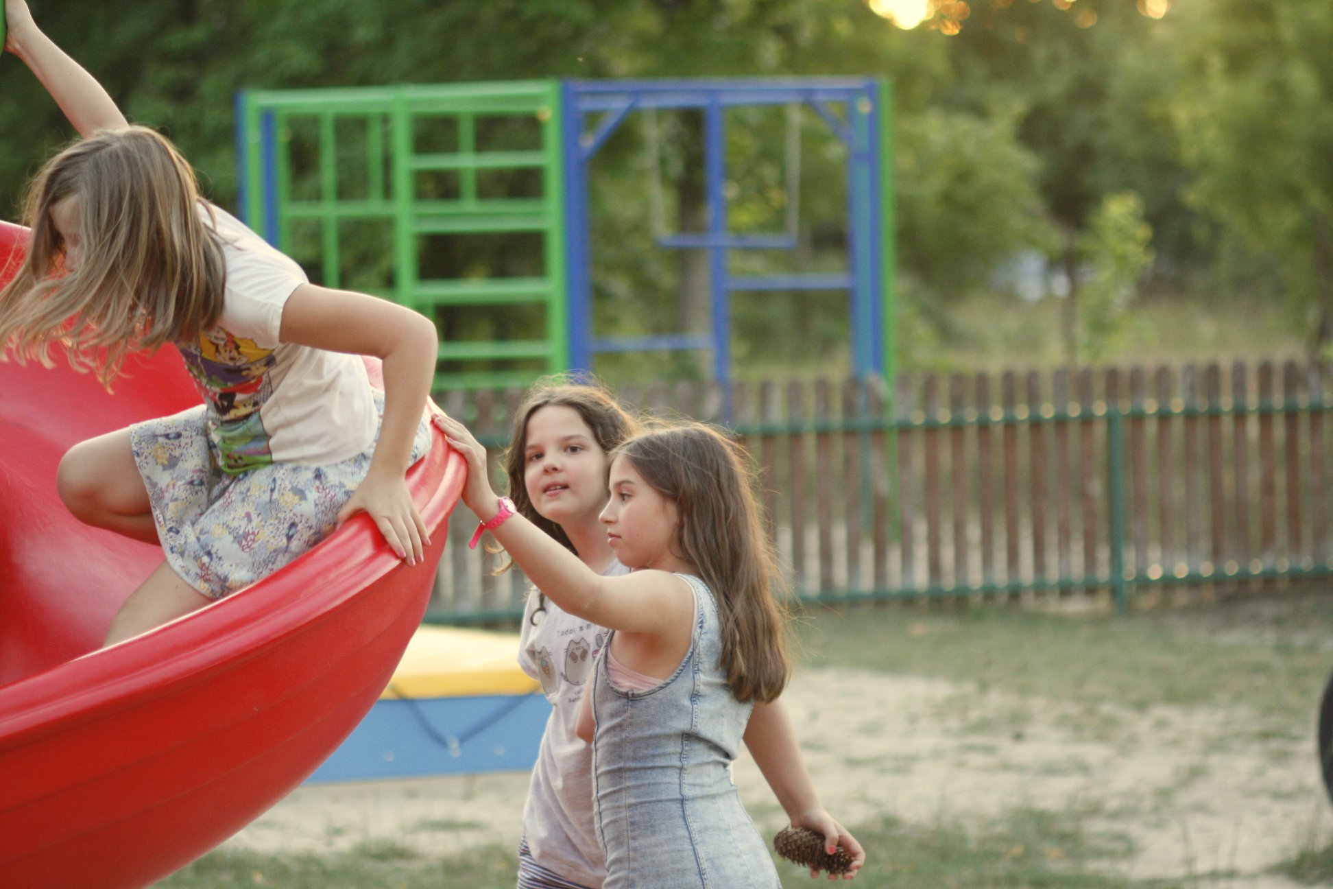 Zabawa na placu zabaw